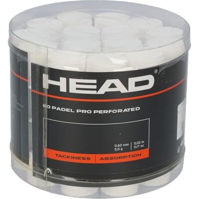 HEAD Cubo 60 unidades. Overgrips Padel Pro Perforated HEAD Cubo 60 unidades. Overgrips Padel Pro Perforated