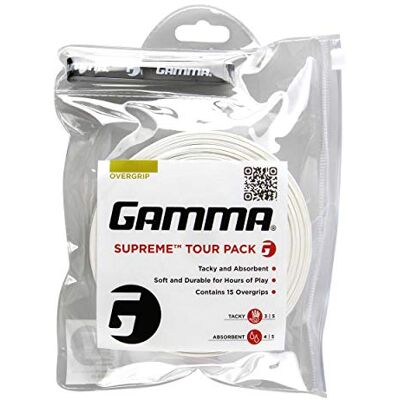 Gamma Griffband Supreme Overgrip 3er fita de aderência, unissexo para adulto Gamma Griffband Supreme Overgrip 3er fita de aderência, unissexo para adulto
