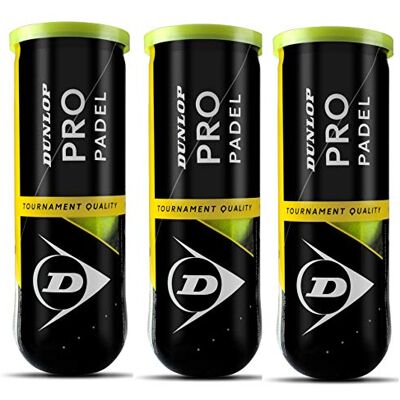 Dunlop - Pro Padel - 3-pack - Bolas de padel Dunlop - Pro Padel - 3-pack - Bolas de padel