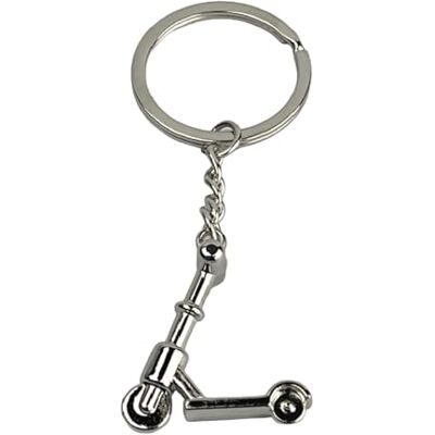 Mundo Llavero Porta-chaves skate elétrico 3D porta-chaves de skate ou Scooter cor prateada de cidade metálica acessório para amantes de patinetes, desportos, transportes... porta-chaves unissexo para homem e Mundo Llavero Porta-chaves skate elétrico 3D porta-chaves de skate ou Scooter cor prateada de cidade metálica acessório para amantes de patinetes, desportos, transportes... porta-chaves unissexo para homem e