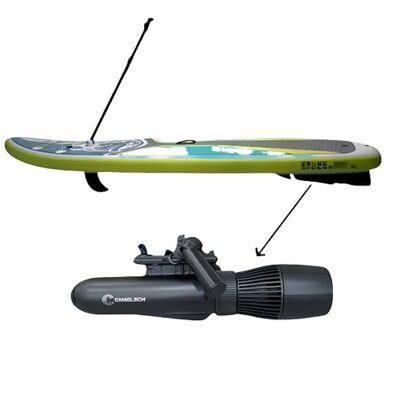 Camolech Scooter elétrica subaquática de 700 W, skate marinho de mergulho livre de 40 m e snorkeling, skate de água com motor sem escova, bateria removível de 60 minutos para piscina, 700 W Camolech Scooter elétrica subaquática de 700 W, skate marinho de mergulho livre de 40 m e snorkeling, skate de água com motor sem escova, bateria removível de 60 minutos para piscina, 700 W