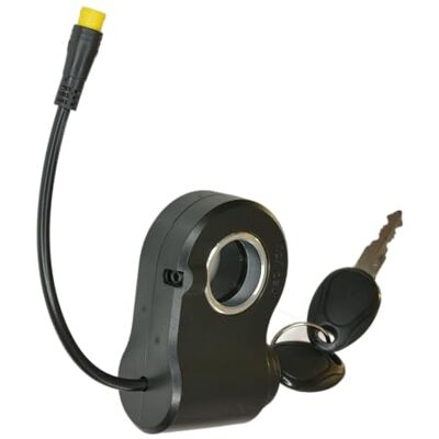 RiuScooter Chave de contacto com cabo para skate elétrico, preto, tamanho padrão, compatível com KuKirin G2 MAX Kugoo, impermeável RiuScooter Chave de contacto com cabo para skate elétrico, preto, tamanho padrão, compatível com KuKirin G2 MAX Kugoo, impermeável