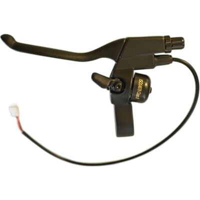 RiuScooter Manípulo de travão para skate elétrico, com campainha integrada, 2 pinos, compatível com Cecotec e modelos semelhantes RiuScooter Manípulo de travão para skate elétrico, com campainha integrada, 2 pinos, compatível com Cecotec e modelos semelhantes