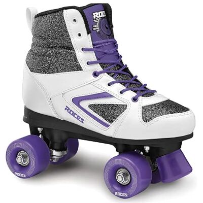 Roces KOLOSSAL Skate Mulher, Glitter/White Purple, 37 Roces KOLOSSAL Skate Mulher, Glitter/White Purple, 37