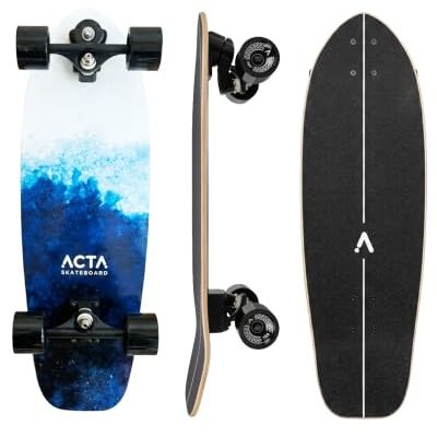 ACTA Surfskate Foam V2 de 31" Ocean, tábua de surf de ácer de 7 pregas, ideal para iniciantes e intermediários, para pumptrack, cruzeiro e carving urbano (Foam V2) ACTA Surfskate Foam V2 de 31" Ocean, tábua de surf de ácer de 7 pregas, ideal para iniciantes e intermediários, para pumptrack, cruzeiro e carving urbano (Foam V2)