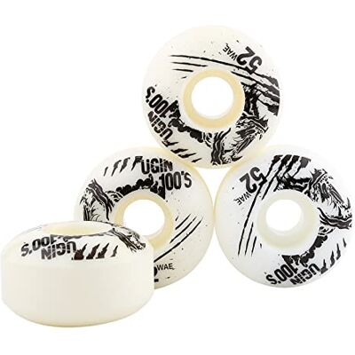 Alomejor 4 unidades/se rodas de skate ao ar livre clássico 52 mm x 30 mm PU Cruiser Longboard Skateboard conjunto de substituição de rodas Alomejor 4 unidades/se rodas de skate ao ar livre clássico 52 mm x 30 mm PU Cruiser Longboard Skateboard conjunto de substituição de rodas