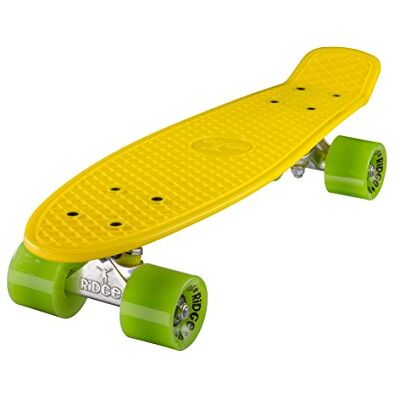 Ridge Original Cruiser Skateboard, unissexo, amarelo/verde (amarelo/verde), 55 cm Ridge Original Cruiser Skateboard, unissexo, amarelo/verde (amarelo/verde), 55 cm