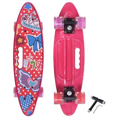 Nattork Skate completo, skate padrão de presente para iniciantes, tábuas de madeira de 9 camadas de ácer canadense para meninos, meninas, jovens e adolescentes Nattork Skate completo, skate padrão de presente para iniciantes, tábuas de madeira de 9 camadas de ácer canadense para meninos, meninas, jovens e adolescentes