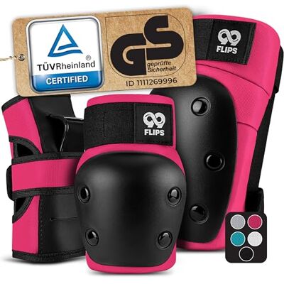 99FLIPS Proteções para patins adultos e jovens Joelheiras Skate adulto, Proteções para mulher Como equipamento de proteção Skateboard Patins em linha DIVE Tamanho M Roxo 99FLIPS Proteções para patins adultos e jovens Joelheiras Skate adulto, Proteções para mulher Como equipamento de proteção Skateboard Patins em linha DIVE Tamanho M Roxo