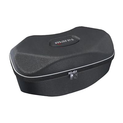 Mares Shell oval, capa unissexo para adulto, preto (preto), tamanho único Mares Shell oval, capa unissexo para adulto, preto (preto), tamanho único