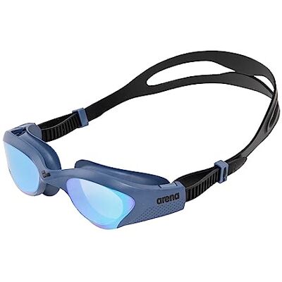 ARENA The One Mirror Óculos de natação unissexo para adulto, óculos de piscina com grandes lentes de espelho, proteção UV, ponte nasal regulável, com tecnologia Orbit-Proof, tratamento anti-embaciamento ARENA The One Mirror Óculos de natação unissexo para adulto, óculos de piscina com grandes lentes de espelho, proteção UV, ponte nasal regulável, com tecnologia Orbit-Proof, tratamento anti-embaciamento