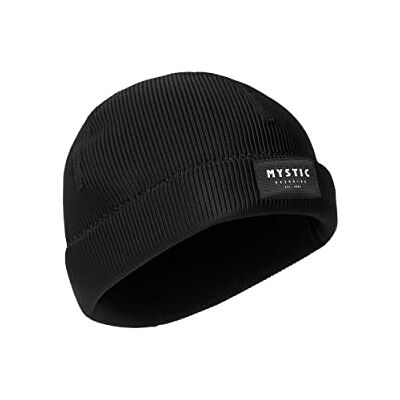 Mystic Watersports Gorro de neoprene de neoprene de 2 mm para surf, kitesurf e winsurf preto Mystic Watersports Gorro de neoprene de neoprene de 2 mm para surf, kitesurf e winsurf preto