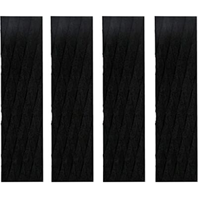 Gazechimp 4 peças almofada de tração bar Grip Skimboard Surfboard SUP Surf preto Gazechimp 4 peças almofada de tração bar Grip Skimboard Surfboard SUP Surf preto