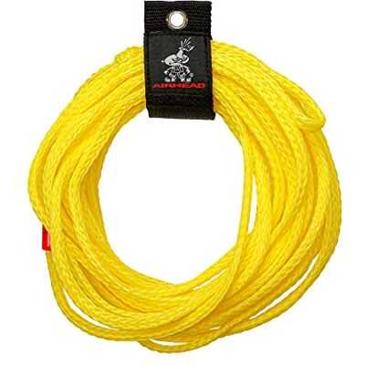 Airhead Corda de reboque para tubos rebocáveis de 1 condutor, 1 secção, 50 pés, amarelo Airhead Corda de reboque para tubos rebocáveis de 1 condutor, 1 secção, 50 pés, amarelo