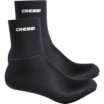 Meias de Neoprene Pretas Cressi - 3/5 mm Unissex Adulto Meias de Neoprene Pretas Cressi - 3/5 mm Unissex Adulto