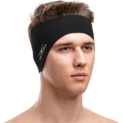 AqtivAqua Faixa de natação, Banda de proteção para os ouvidos, para crianças, Adultos, Homens, Mulheres, crianças pequenas, Tampões para os ouvidos (Cor: Preto, tamanho: XL) AqtivAqua Faixa de natação, Banda de proteção para os ouvidos, para crianças, Adultos, Homens, Mulheres, crianças pequenas, Tampões para os ouvidos (Cor: Preto, tamanho: XL)