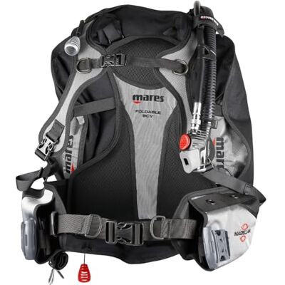 Mares Magellan Compensador, unissexo para adulto, preto/cinzento, L/XL Mares Magellan Compensador, unissexo para adulto, preto/cinzento, L/XL