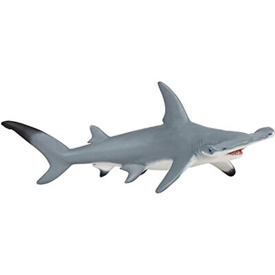 Papo Figura realista de tubarão martelo, coleção mundo marinho, crianças 3+ Papo Figura realista de tubarão martelo, coleção mundo marinho, crianças 3+