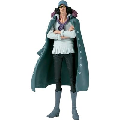 Banpresto Figura de ação Kuzan One Piece, King of Artist, 23 cm, BP28834P multicolorido, figura colecionável, ideal para os fãs de anime Banpresto Figura de ação Kuzan One Piece, King of Artist, 23 cm, BP28834P multicolorido, figura colecionável, ideal para os fãs de anime