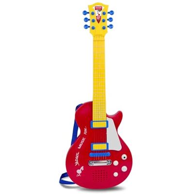 Bontempi Electronic Rock Guitar para vibrações potentes e ritmos Bontempi Electronic Rock Guitar para vibrações potentes e ritmos