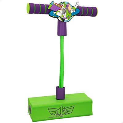 ColorBaby Disney, Pogo stick Buzz Lightyear, Toy Story brinquedos, saltador de borracha com 42 cm de altura, saltador leve e fácil de transportar, crianças a partir de 3 anos () ColorBaby Disney, Pogo stick Buzz Lightyear, Toy Story brinquedos, saltador de borracha com 42 cm de altura, saltador leve e fácil de transportar, crianças a partir de 3 anos ()