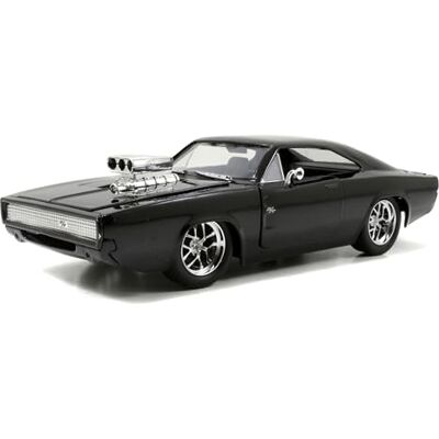 Jada Fast & Furious Carro 1970 Dodge Charger, Escala 1:24, Feito em Metal, Pneus de Borracha, Portas, Capô e Porta-malas Abrindo, Colecionismo (253203042) Jada Fast & Furious Carro 1970 Dodge Charger, Escala 1:24, Feito em Metal, Pneus de Borracha, Portas, Capô e Porta-malas Abrindo, Colecionismo (253203042)