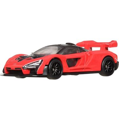 Hot Wheels Mclaren Sena Modelo de carro rápido e furio a escala 1:64, comprimento 7 cm Hot Wheels Mclaren Sena Modelo de carro rápido e furio a escala 1:64, comprimento 7 cm