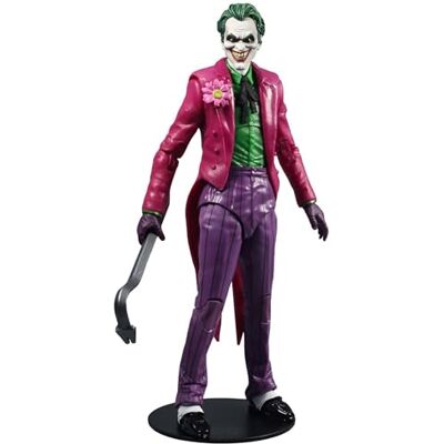 McFarlane DC Multiverse Batman Três figuras de 7 polegadas WV1-THE Joker (morte na família), multicolorido McFarlane DC Multiverse Batman Três figuras de 7 polegadas WV1-THE Joker (morte na família), multicolorido
