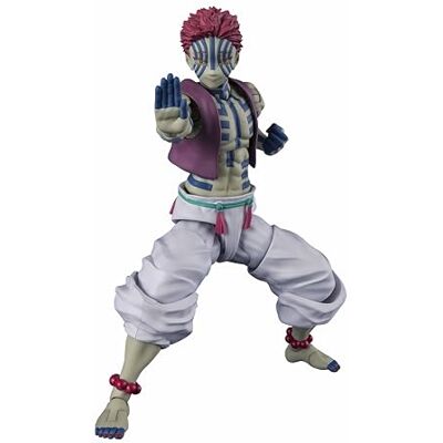 TAMASHII NATIONS Akaza Figura 14,5 cm Demon Slayer: Kiko no Yaiba SH figuarts TAMASHII NATIONS Akaza Figura 14,5 cm Demon Slayer: Kiko no Yaiba SH figuarts