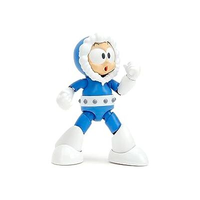 Jada Toys Mega Man figura de Ice Man (11,5 cm), colecionável e de ação da série de videojogos Megaman, com cabeça, mãos e acessórios alternativos, para fãs e colecionadores a partir de 13 Jada Toys Mega Man figura de Ice Man (11,5 cm), colecionável e de ação da série de videojogos Megaman, com cabeça, mãos e acessórios alternativos, para fãs e colecionadores a partir de 13