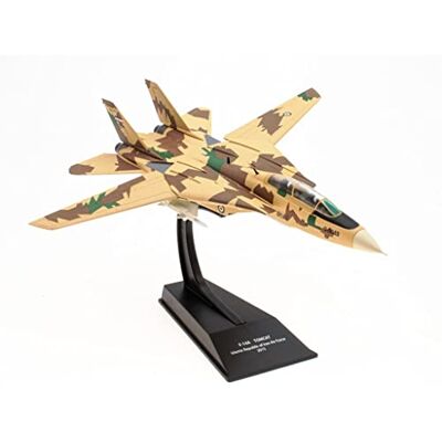 OPO 10 Avião de combate militar 1/100 compatível com F-14A Tomcat força aérea da República Islâmica do Irã 2015 com asas suspensas OPO 10 Avião de combate militar 1/100 compatível com F-14A Tomcat força aérea da República Islâmica do Irã 2015 com asas suspensas