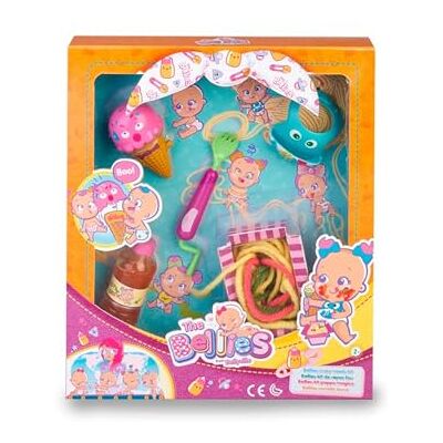 Famosa The Bellies Bellies Crazy Meals Kit de bonecos para bebés, meninas a partir de 3 anos Famosa The Bellies Bellies Crazy Meals Kit de bonecos para bebés, meninas a partir de 3 anos