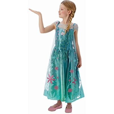 Rubies Rubie's Fantasia Elsa de Frozen para meninas, tamanho L (I-610906L) Rubies Rubie's Fantasia Elsa de Frozen para meninas, tamanho L (I-610906L)