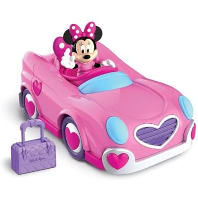 Famosa Minnie, veículo com estatueta de 7,5 cm e 1 acessório, diferentes modelos disponíveis, brinquedo para crianças a partir dos 3 anos, modelos aleatórios Famosa Minnie, veículo com estatueta de 7,5 cm e 1 acessório, diferentes modelos disponíveis, brinquedo para crianças a partir dos 3 anos, modelos aleatórios