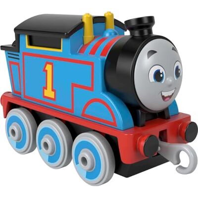 Thomas & Friends Fisher-Price Thomas Die-Cast Push-Along Toy Train Engine for Preschool Kids Idade 3+ Thomas & Friends Fisher-Price Thomas Die-Cast Push-Along Toy Train Engine for Preschool Kids Idade 3+
