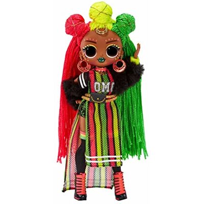 L.O.L. Surprise! LOL Surprise Boneca OMG Queens SWAYS Com 20 surpresas incluindo roupas, acessórios, suporte para bonecas e muito mais para colecionar Idade: 3 anos L.O.L. Surprise! LOL Surprise Boneca OMG Queens SWAYS Com 20 surpresas incluindo roupas, acessórios, suporte para bonecas e muito mais para colecionar Idade: 3 anos