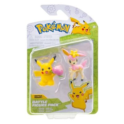 Pokémon Pokemon Figura de batalha de primavera e Páscoa 2025, coleção pronta para a ação, pacote de 2 (Pikachu e Deerling Spring Form) Pokémon Pokemon Figura de batalha de primavera e Páscoa 2025, coleção pronta para a ação, pacote de 2 (Pikachu e Deerling Spring Form)