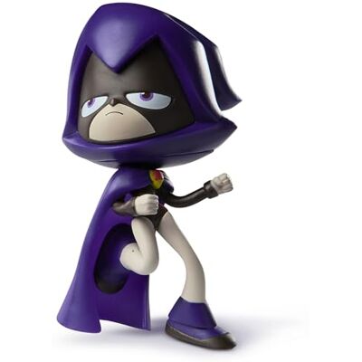 DC Comics Teen Titans Go! Twisty Titans, Raven, figura de ação flexível, brinquedos para meninos e meninas de 4 anos em diante DC Comics Teen Titans Go! Twisty Titans, Raven, figura de ação flexível, brinquedos para meninos e meninas de 4 anos em diante