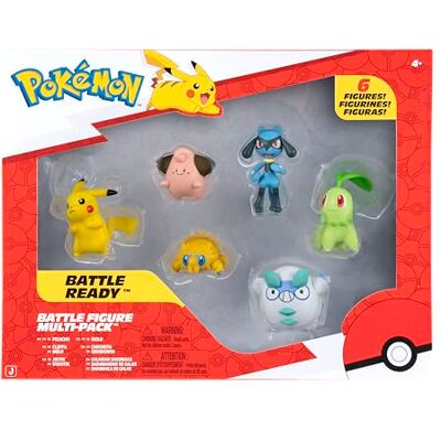 Pokémon O pacote de 6 figuras de batalha inclui figuras de batalha Pikachu, Joltik, Galarian Darumaka, Riolu, Chikorita e Cleffa de 5 cm Pokémon O pacote de 6 figuras de batalha inclui figuras de batalha Pikachu, Joltik, Galarian Darumaka, Riolu, Chikorita e Cleffa de 5 cm