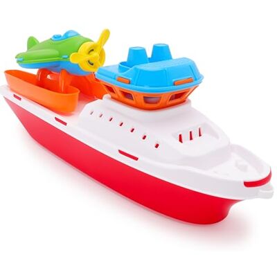 Toyland ® Rebocador de hidroavião colorido de 42 cm (17") com hidroavião incluído brinquedo de água flutuante para crianças brinquedos para barcos para piscina e casa de banho idade 2 anos ou mais Toyland ® Rebocador de hidroavião colorido de 42 cm (17") com hidroavião incluído brinquedo de água flutuante para crianças brinquedos para barcos para piscina e casa de banho idade 2 anos ou mais