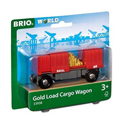 Brio Vagão de mercadorias com carga de ouro Brio Vagão de mercadorias com carga de ouro