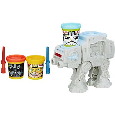 Play-Doh Star Wars AT-AT Brinquedo de ataque com cabeças de lata Play-Doh Star Wars AT-AT Brinquedo de ataque com cabeças de lata