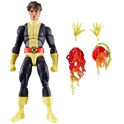 Marvel Legends Series, 'S Sunspot, figura colecionável X-Men '97 em escala de 15 cm Marvel Legends Series, 'S Sunspot, figura colecionável X-Men '97 em escala de 15 cm