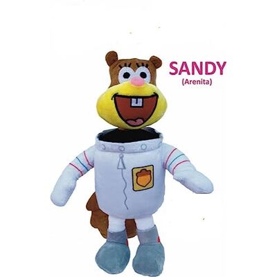PLAY BY PLAY SPONGE BOB Peluche Sandy (areia) 27 cm / 10'62'' Qualidade Super Soft PLAY BY PLAY SPONGE BOB Peluche Sandy (areia) 27 cm / 10'62'' Qualidade Super Soft