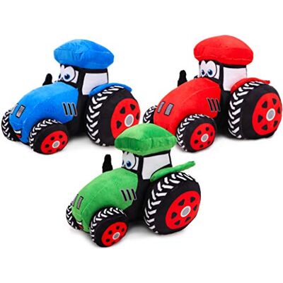 Toyland ® Trator agrícola de peluche de 21 cm (8 polegadas) 1 ano decoração de quarto para crianças Toyland ® Trator agrícola de peluche de 21 cm (8 polegadas) 1 ano decoração de quarto para crianças