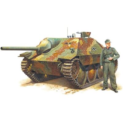 Tamiya 35285 Maquete para montar tanque alemão Hetzer versão intermediária escala 1/35 Tamiya 35285 Maquete para montar tanque alemão Hetzer versão intermediária escala 1/35