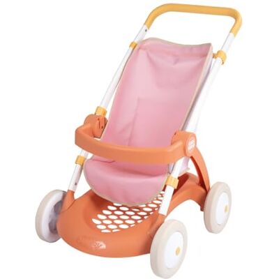 Smoby Baby Nurse Cadeira de passeio para bonecas para bebé até 42 cm, estrutura metálica e plástico, cesta inferior, barra de segurança, 18 meses, fabricado em Espanha () Smoby Baby Nurse Cadeira de passeio para bonecas para bebé até 42 cm, estrutura metálica e plástico, cesta inferior, barra de segurança, 18 meses, fabricado em Espanha ()
