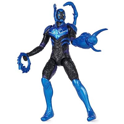 DC Comics , figura de ação de besouro azul no modo de batalha, 12 polegadas, luzes e sons, fácil de posar, super-herói de filme, brinquedos para meninos e meninas, a partir dos 4 anos DC Comics , figura de ação de besouro azul no modo de batalha, 12 polegadas, luzes e sons, fácil de posar, super-herói de filme, brinquedos para meninos e meninas, a partir dos 4 anos