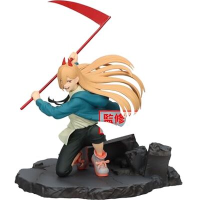 Banpresto Figura de ação colecionável Power Chainsaw Man, multicolorida, tamanho médio . Estátua detalhada da série anime/manga, colecionadores adultos. Banpresto Figura de ação colecionável Power Chainsaw Man, multicolorida, tamanho médio . Estátua detalhada da série anime/manga, colecionadores adultos.