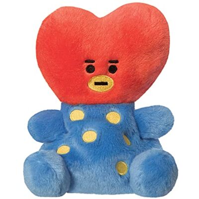 Aurora , , BT21 Tata Palm PAL, 13 cm, peluche ecológica, vermelho e azul Aurora , , BT21 Tata Palm PAL, 13 cm, peluche ecológica, vermelho e azul